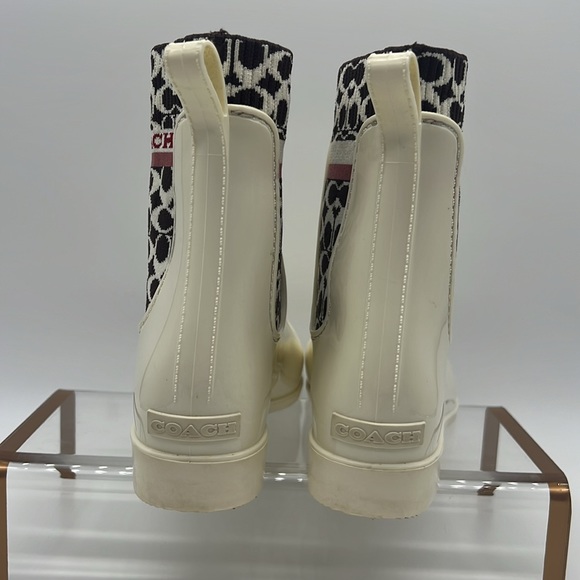 Coach Rivington Rain Bootie Chalk - Picture 4 of 12